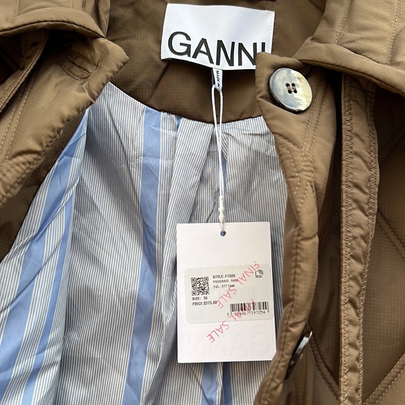 GANNI Ripstop Quilt Jacket (Current Season) - Picture 3 of 11